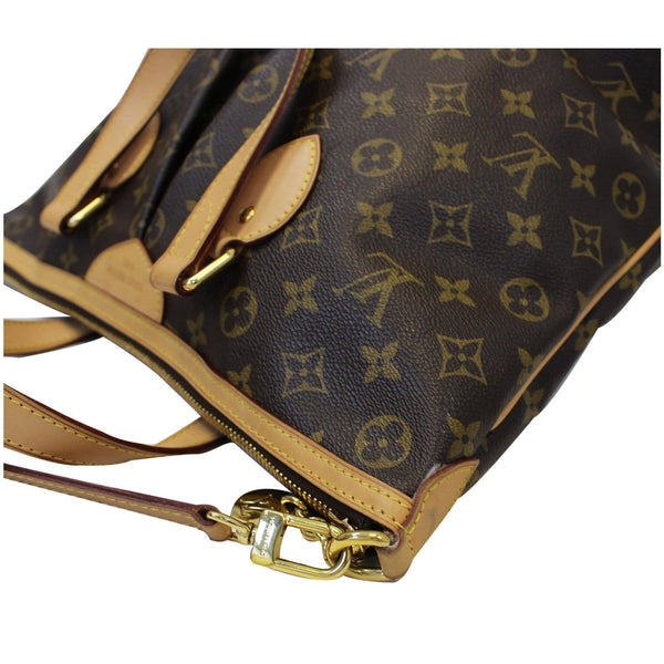 LOUIS VUITTON Palermo PM Monogram Canvas Shoulder Bag Brown