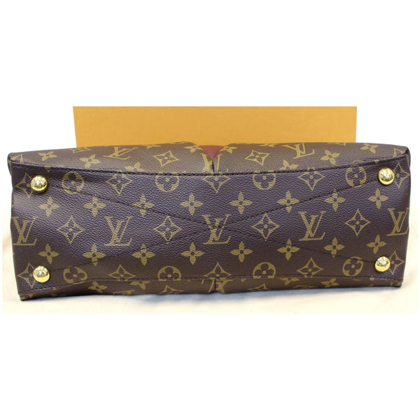 LOUIS VUITTON V MM Monogram Canvas Tote Shoulder Bag Bordeaux-US