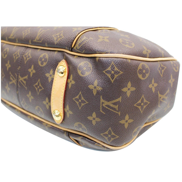 LOUIS VUITTON Galliera PM Monogram Canvas Shoulder Tote Bag Brown