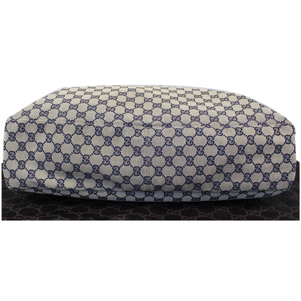 GUCCI Horsebit GG Canvas Large Hobo Bag Blue/White 114900-US