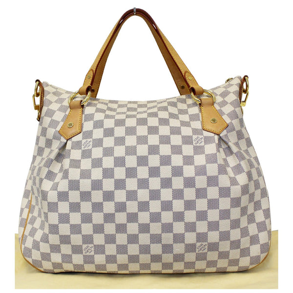 LOUIS VUITTON Evora MM Damier Azur Tote Shoulder Bag