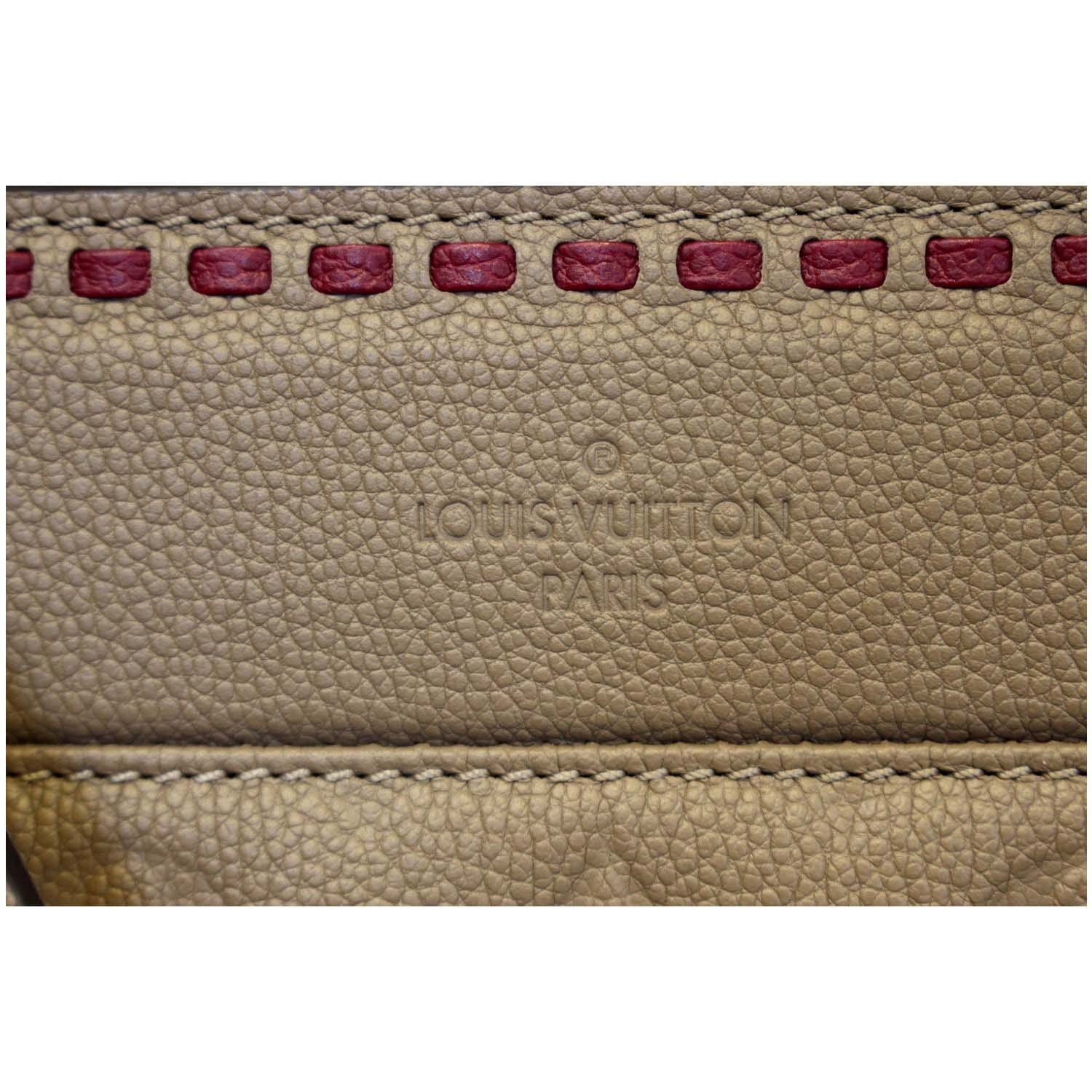 Louis Vuitton Vosges Handbag Whipstitch Monogram Empreinte Leather MM Black  1941861