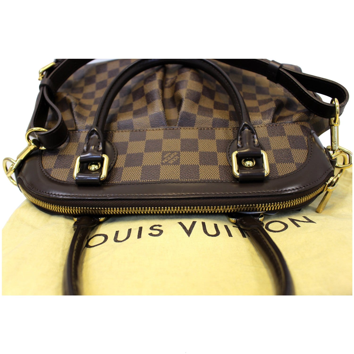 Louis Vuitton vuitton trevi pm Brown Leather ref.480399 - Joli Closet