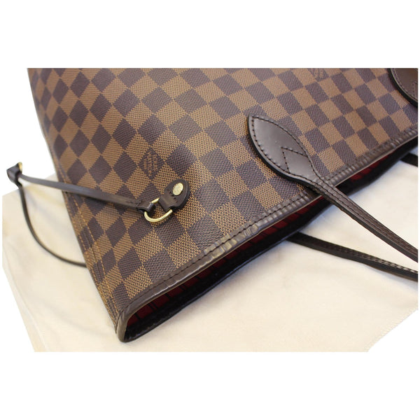 LOUIS VUITTON Neverfull MM Damier Ebene Tote Shoulder Bag Brown-US