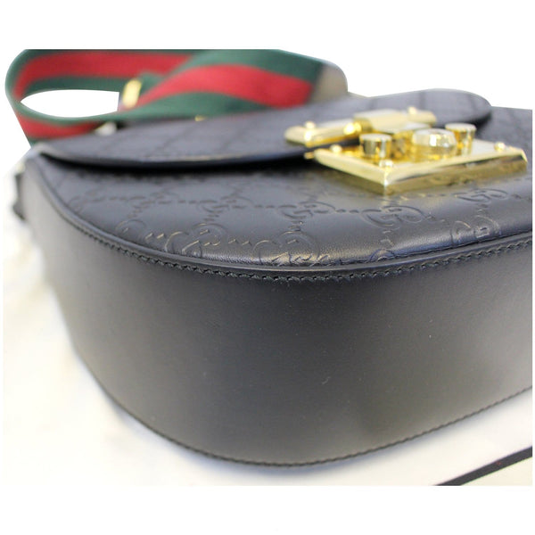 GUCCI Padlock GG Guccissima Signature Leather Shoulder Bag 453189-US