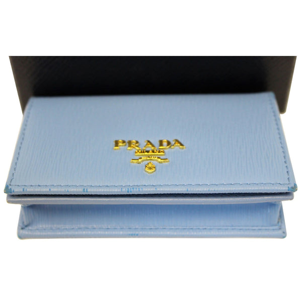 Prada Saffiano Wallet in Leather - upside view