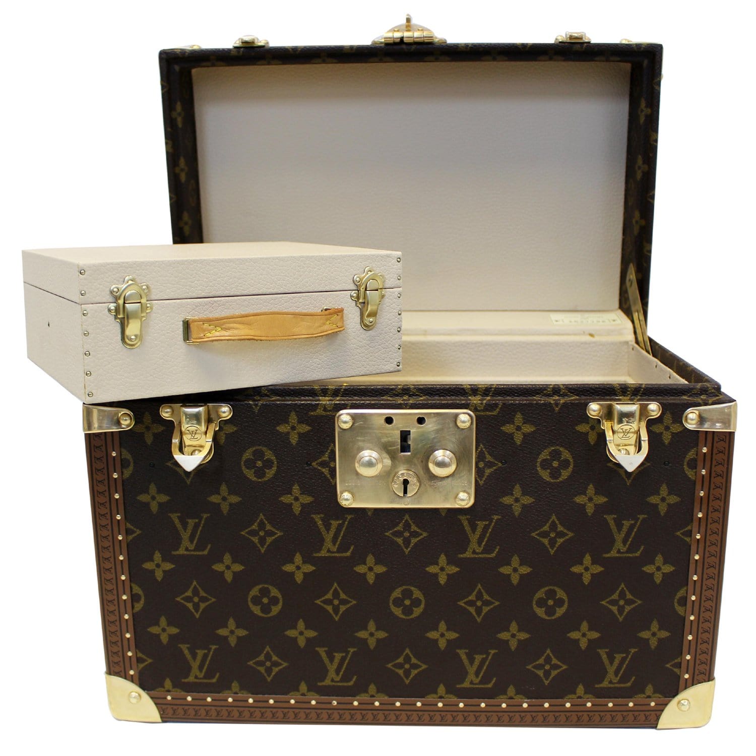 Louis Vuitton Boite Pharmacie Beauty Case Vanity Travel Bag Monogram  Vintage at 1stDibs