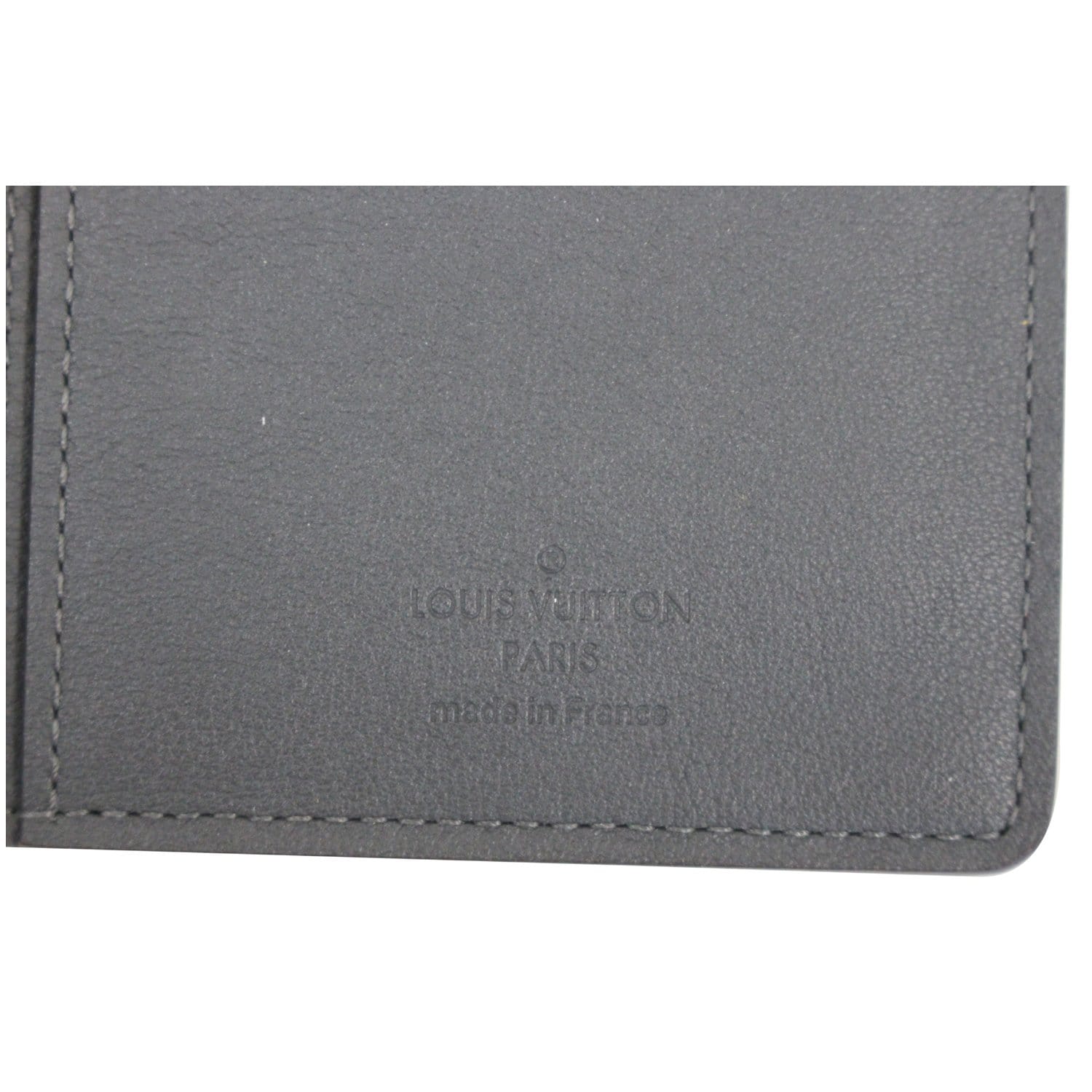 Louis Vuitton Taiga Grey Leather Wallet — Roots