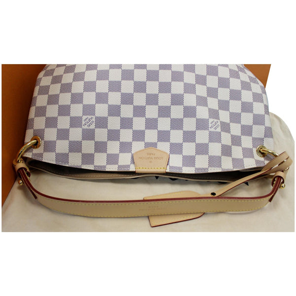 Louis Vuitton Graceful PM Damier Azur Satchel Bag