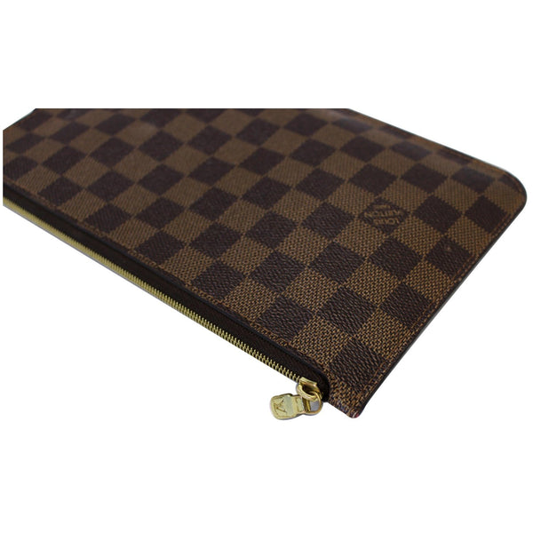 LOUIS VUITTON Pochette Wristlet Pouch Damier Ebene Neverfull MM/GM Brown