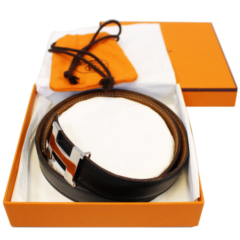 HERMES Belt Constance Buckle H Reversible Size 65