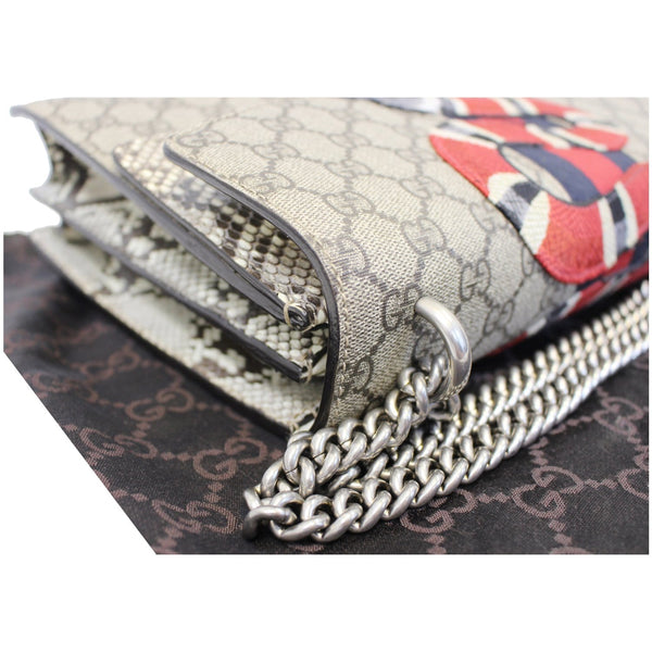 GUCCI Dionysus Medium GG Supreme Embroidered Shoulder Bag 400235 Beige-US