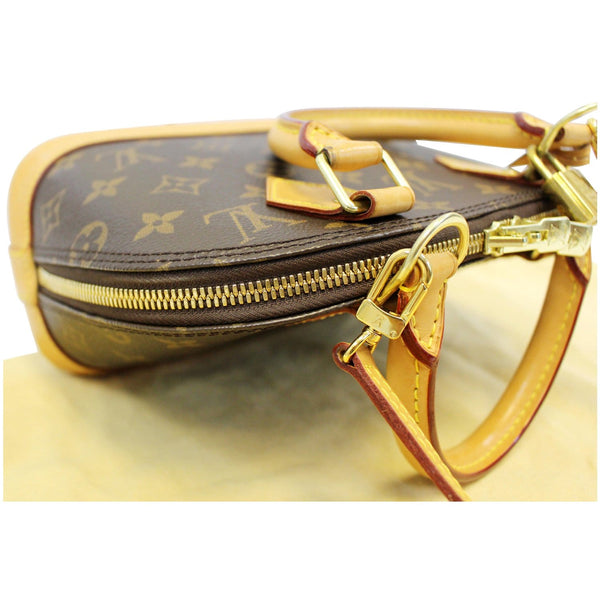 Louis Vuitton Alma BB Monogram Satchel Crossbody Bag for sale
