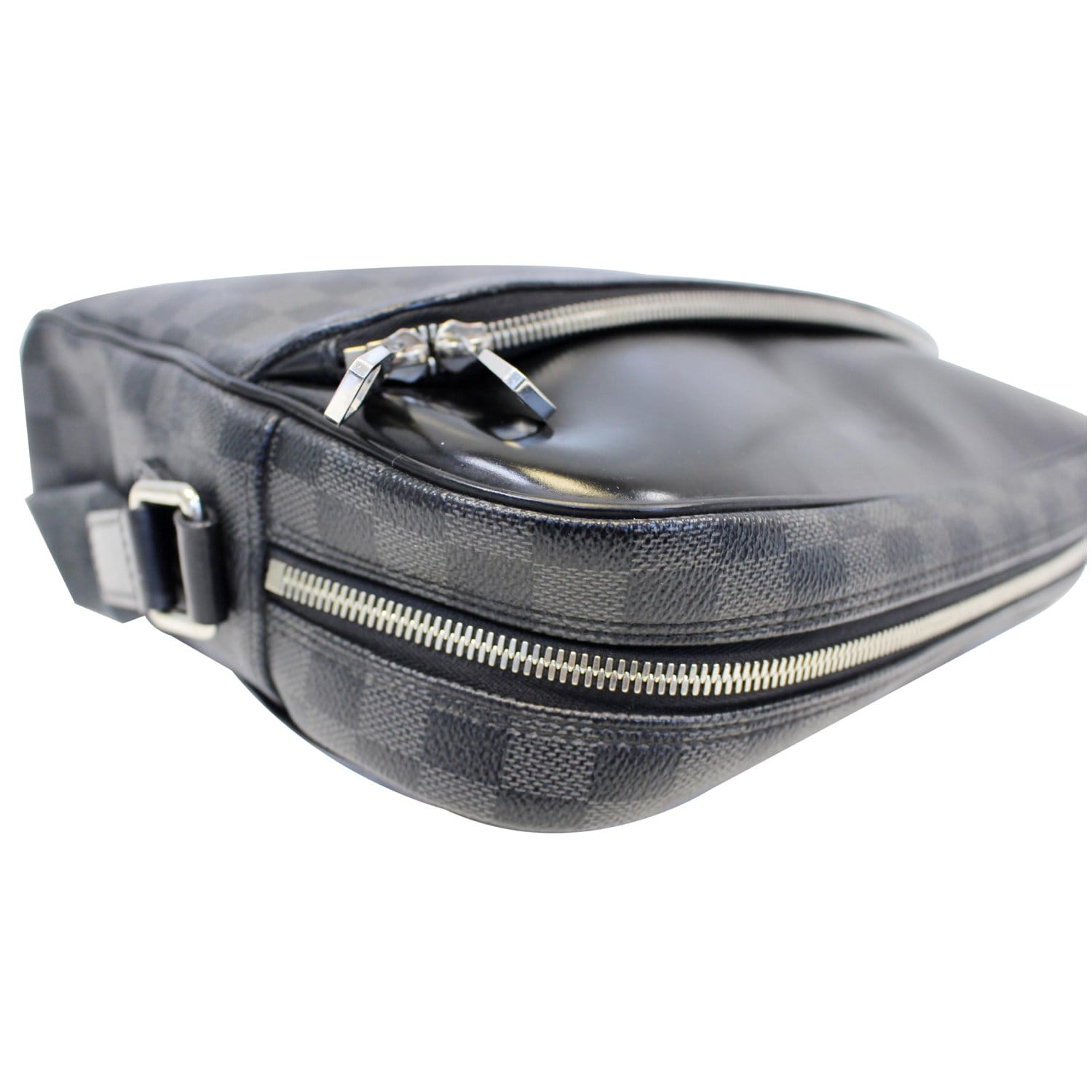 Sell Louis Vuitton Damier Graphite Ambler Waist Bag - Black/Dark Grey