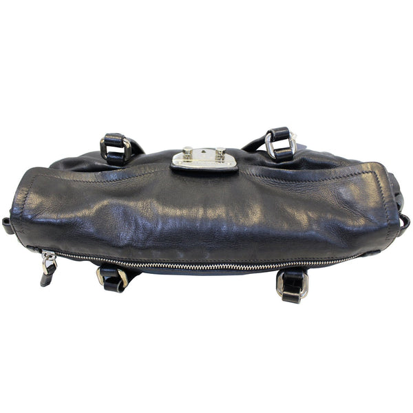 Prada Lambskin Leather Shoulder Bag - Laid View