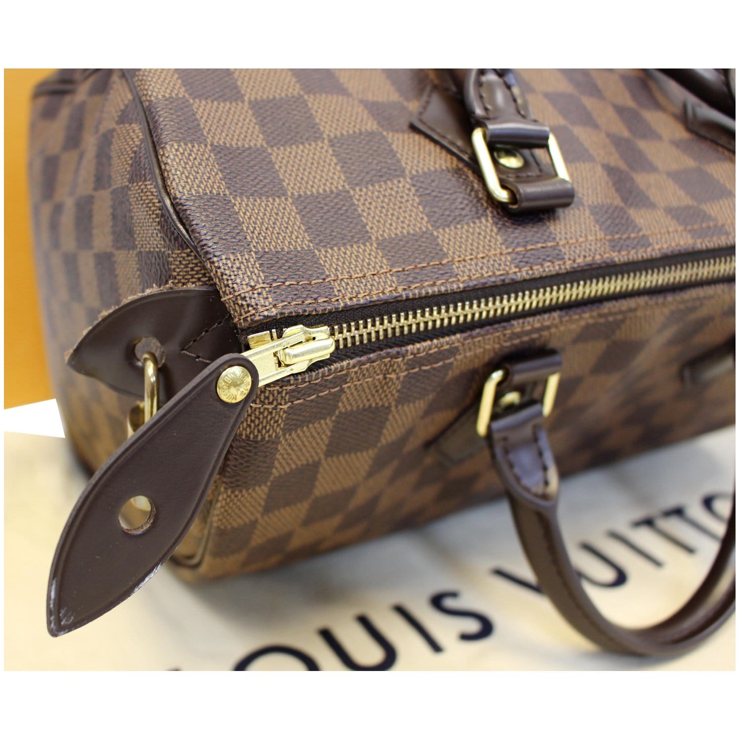 Louis Vuitton 2008 Pre-owned Damier Ebene Two-Way Zip Briefcase - Brown