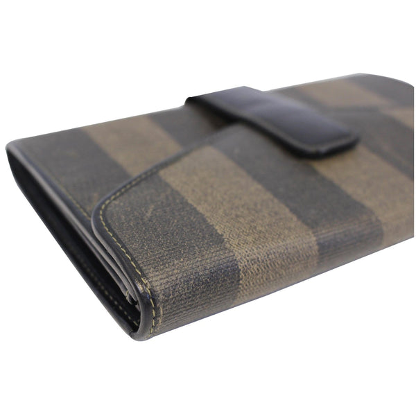 Fendi Vintage Pequin Stripe Wallet Brown - online