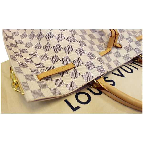 LOUIS VUITTON Girolata Damier Azur Shoulder Bag White
