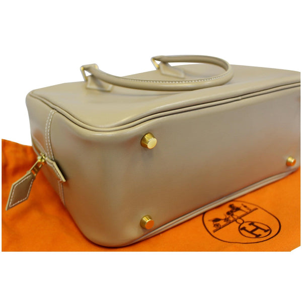 Hermes Plume Swift Calfskin Leather bag - Bottom left view