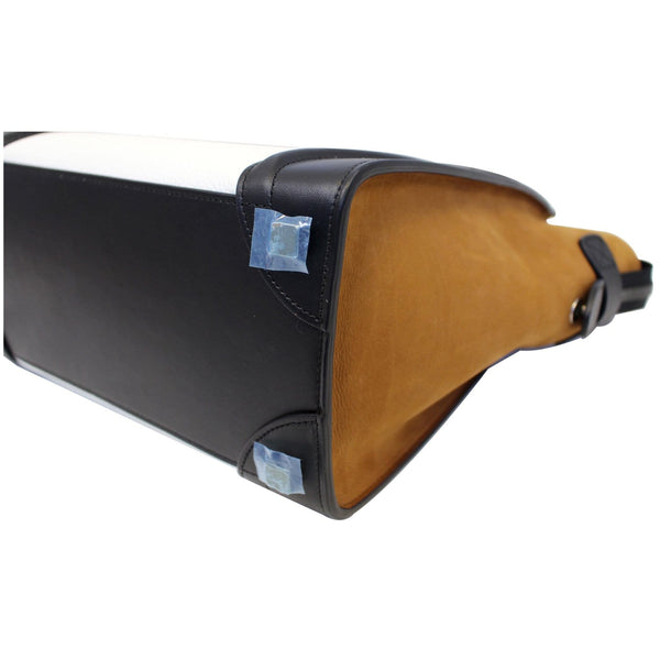 CELINE Mini Luggage Calfskin Leather Tote Bag Tri-Color-US