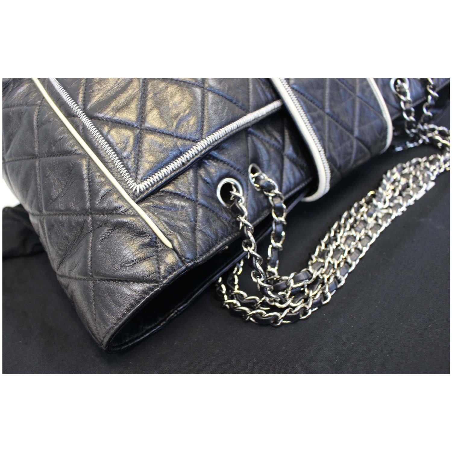 Chanel Limited Edition White Quilted Lambskin Leather East West, Lot  #58195
