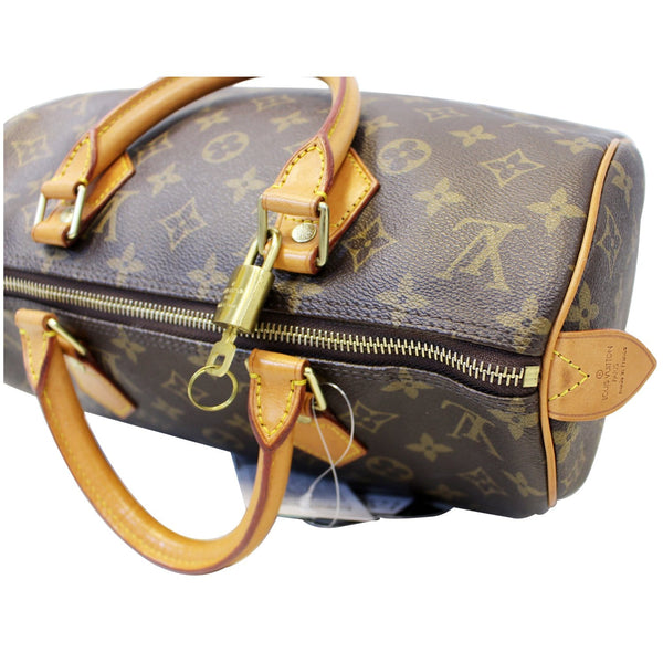 LOUIS VUITTON Speedy 30 Monogram Canvas Satchel Bag