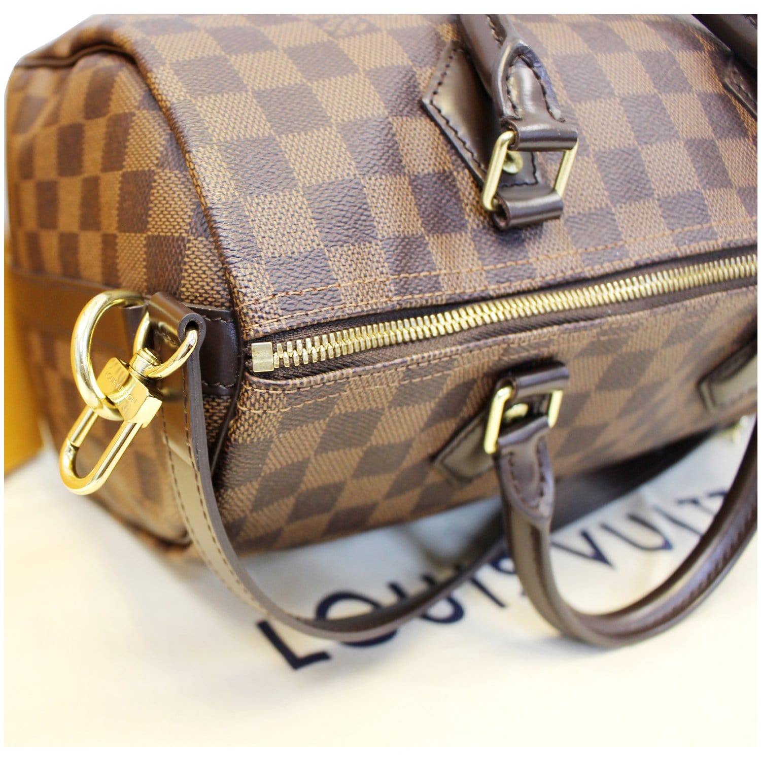 Louis Vuitton-Damier Ebene Speedy Bandouliere 30 with Strap - Couture  Traders