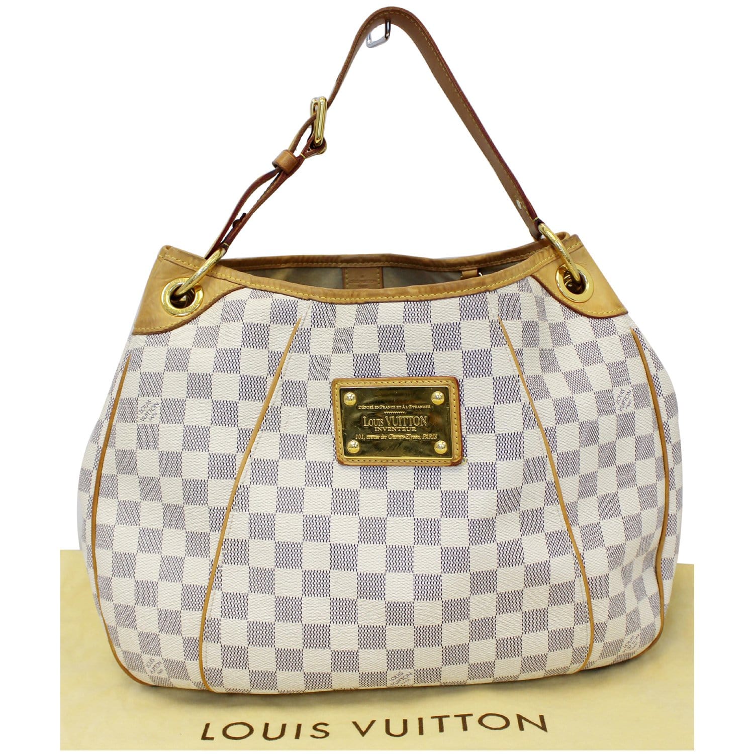 Louis Vuitton // White Damier Azur Galliera Bag – VSP Consignment