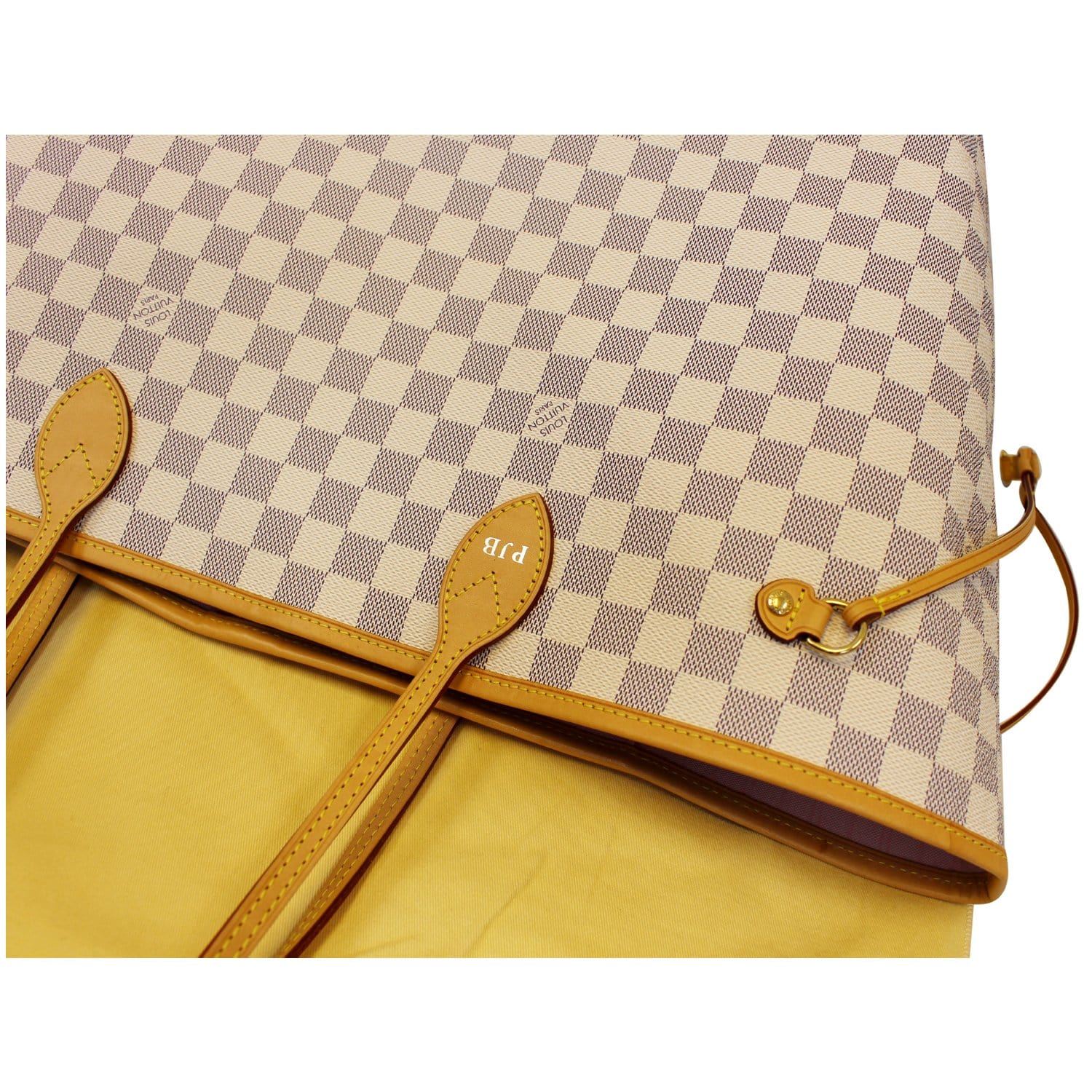 Louis Vuitton Neverfull GM in Damier Azur GM with Rose Ballerine Lining -  SOLD