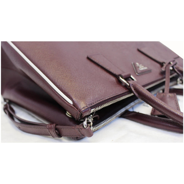  Prada Large Saffiano Leather Tote Shoulder Bag - Leftside View