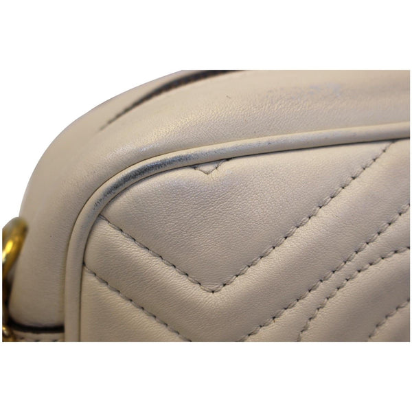 GUCCI Matelasse Mini GG Marmont Shoulder Crossbody Bag 448065-US