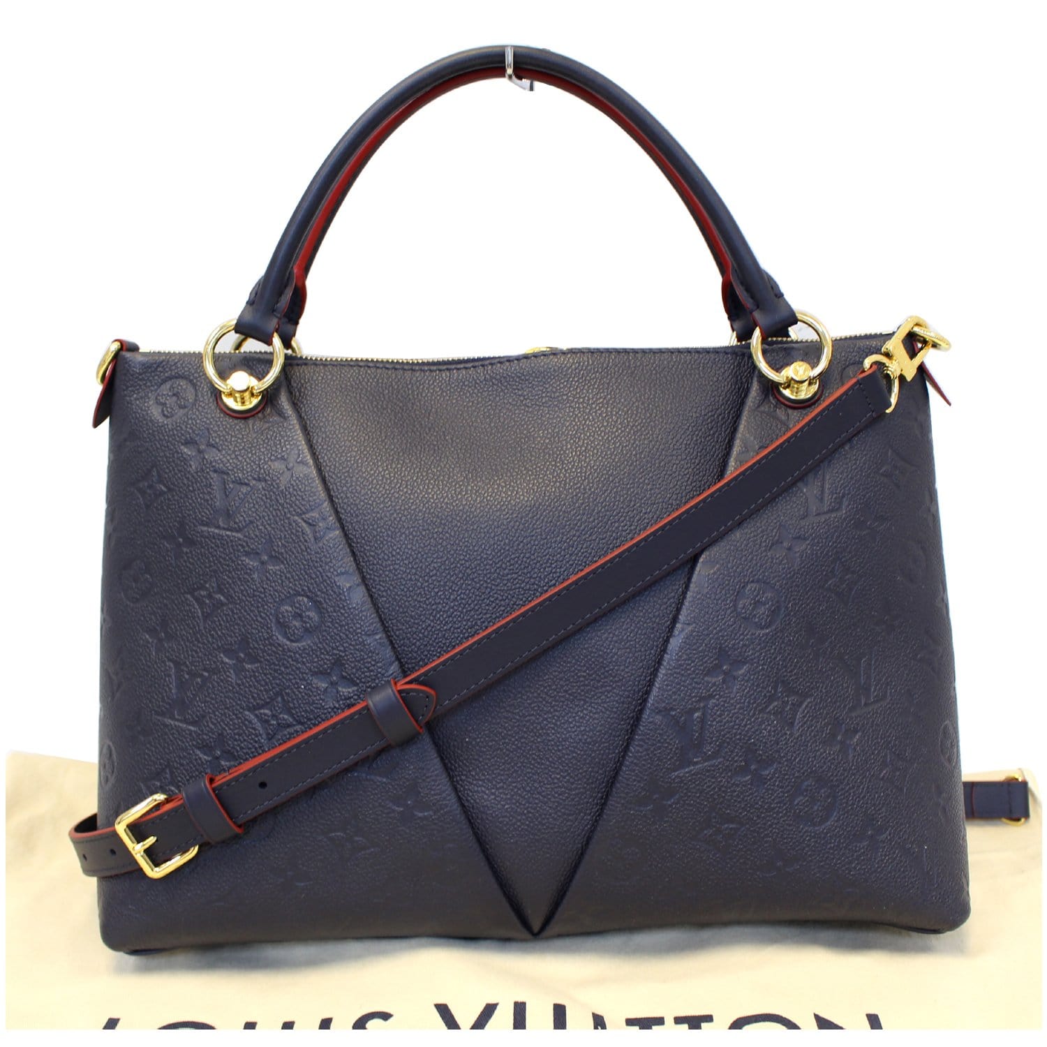 louis vuitton leather tote bag