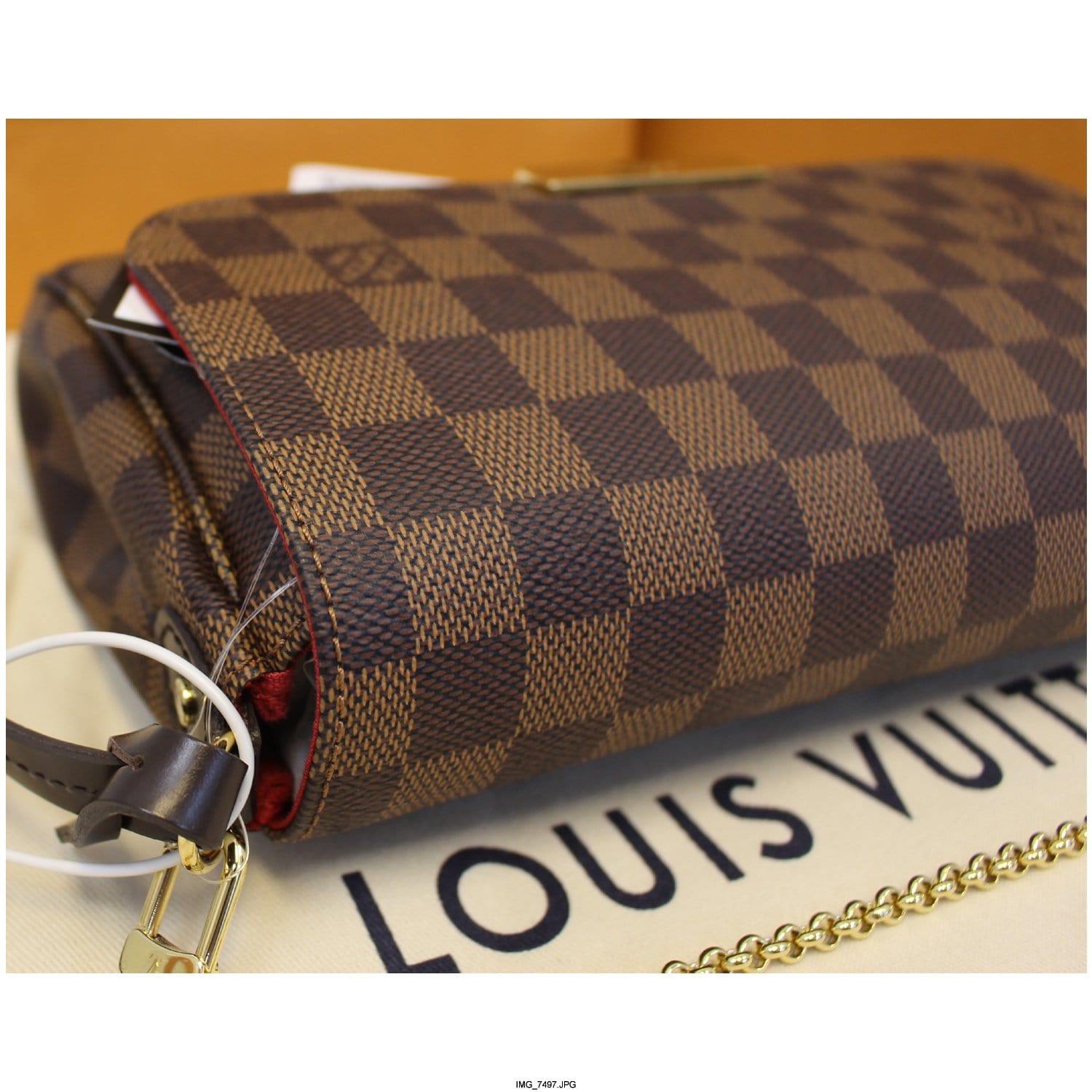 ❌SOLD❌ 💟Authentic Louis Vuitton Favorite MM Damier Ebene Crossbody  (FL3174)+Dust Bag💟 - Reetzy