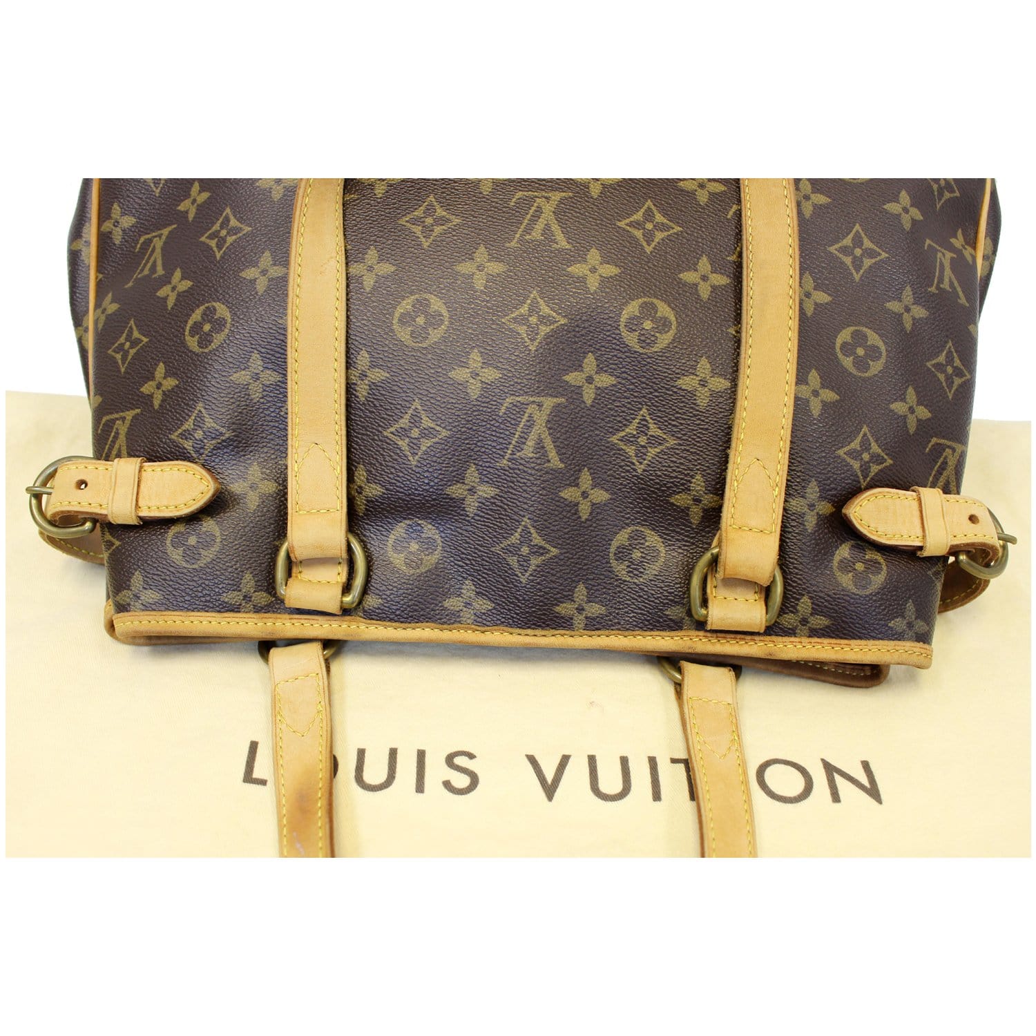 Batignolles handbag Louis Vuitton Brown in Cotton - 36247345