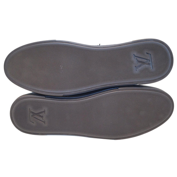 LOUIS VUITTON High Top Damier Geant Sneakers Navy US 13