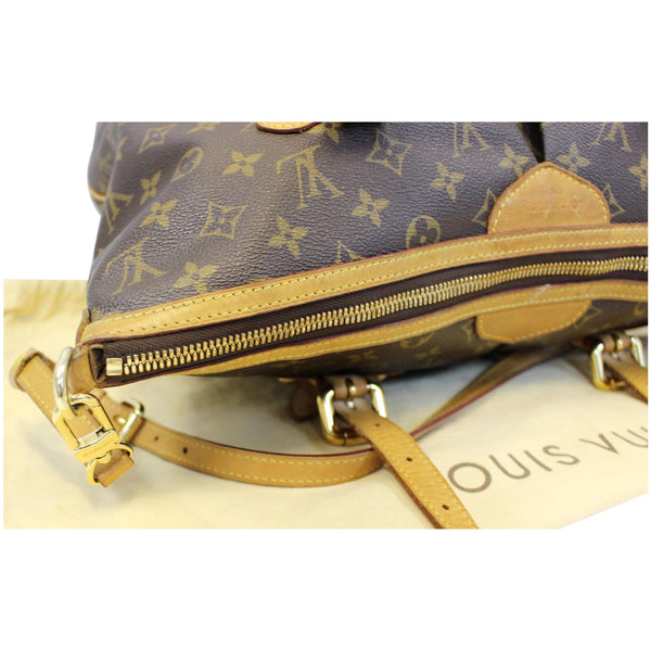 Louis Vuitton Palermo GM - Lv Monogram Tote Shoulder Bag - gold zip