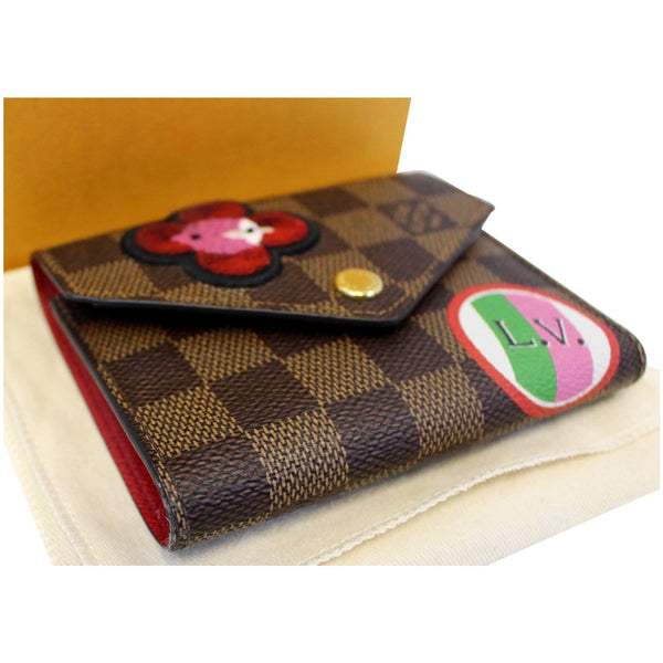 Louis Vuitton Victorine Wallet Damier Ebene brown bag 