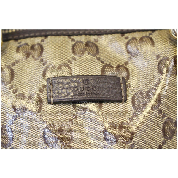 GUCCI Crystal Coated GG Guccissima Boston Bag 265697 Beige-US