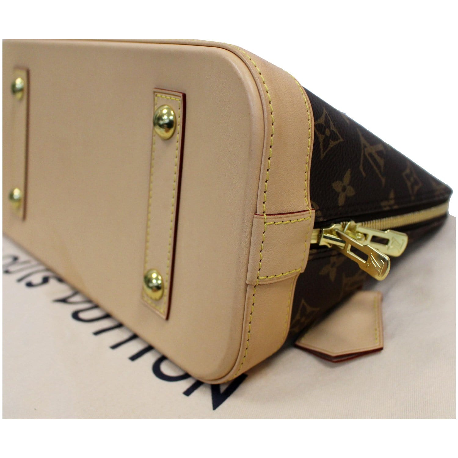 Louis Vuitton LV Monogram Alma PM Handbag Browns Canvas Bag - EXCELLENT