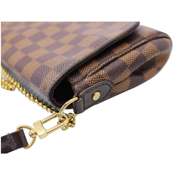 LOUIS VUITTON Favorite PM Damier Ebene Crossbody Bag Brown