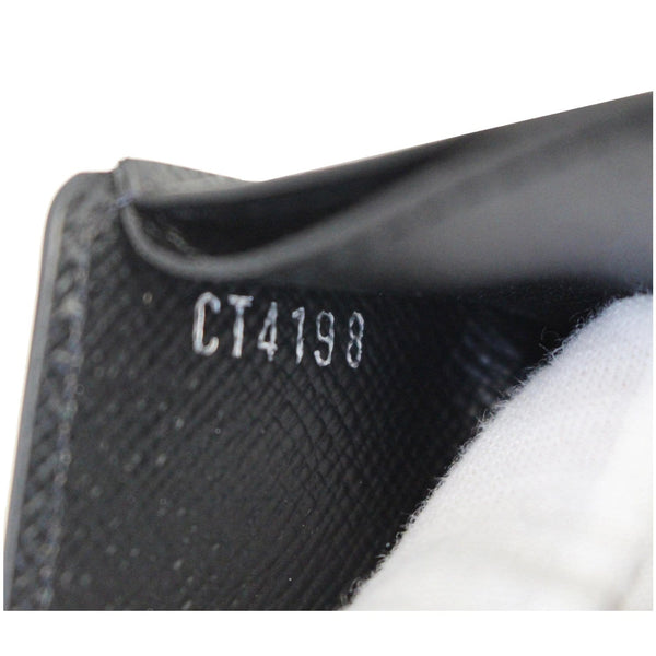 Louis Vuitton Slender - Lv Epi Leather Wallet Black - 100% authentic