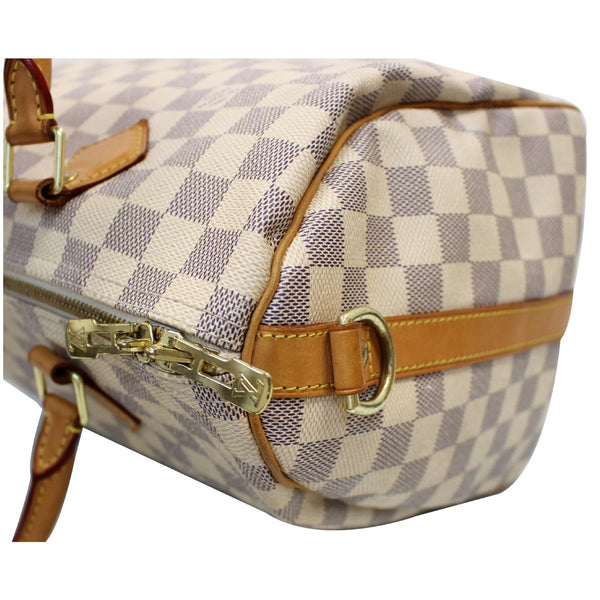 Louis Vuitton Speedy 30 Damier Azur Checkcered Bag