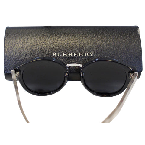 BURBERRY Round Striped Sunglasses 4227 Grey-US
