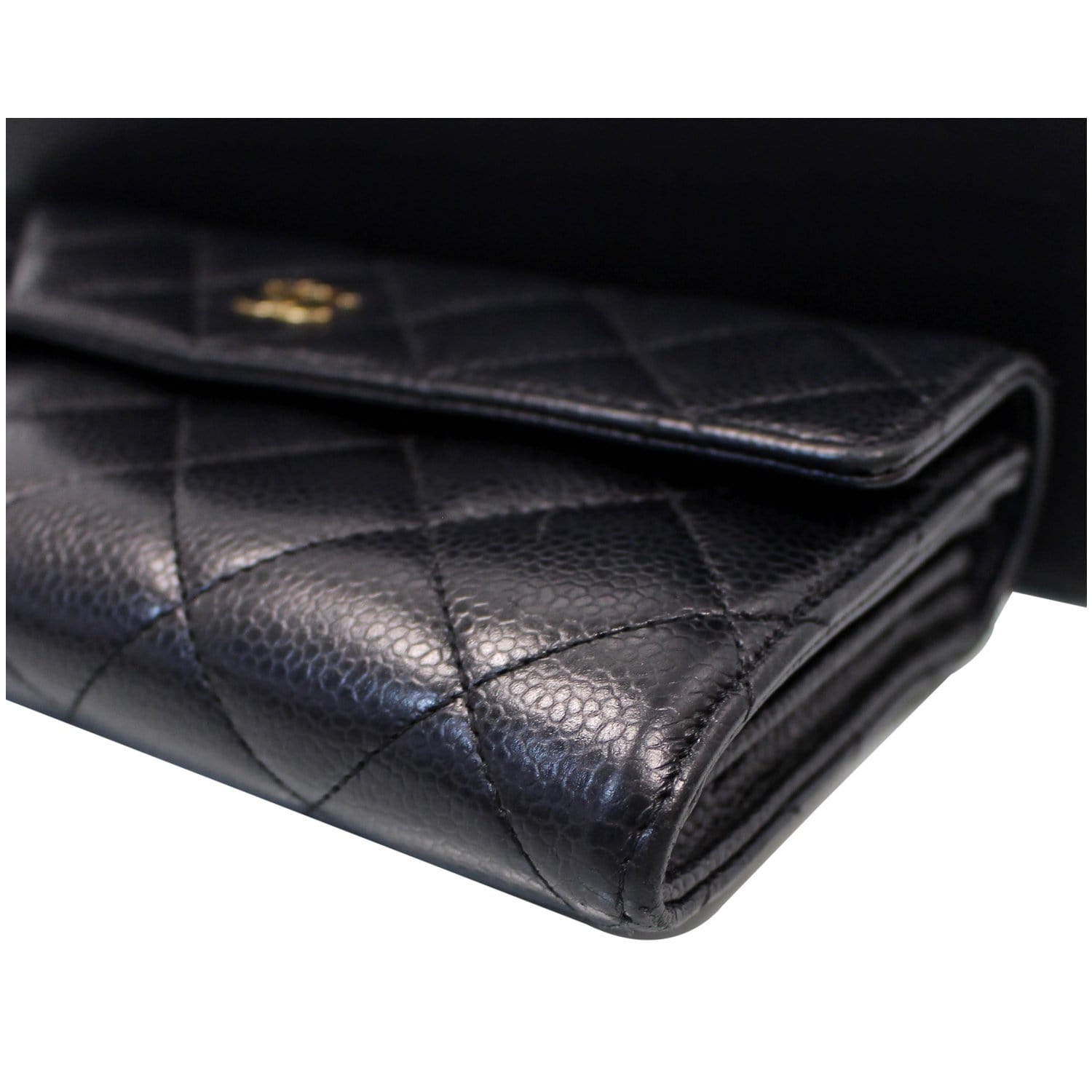 Leather wallet Chanel Black in Leather - 24180446