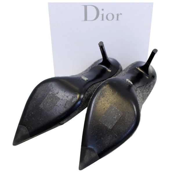 Christian Dior Spade Heels Black/Grey Size 9-US