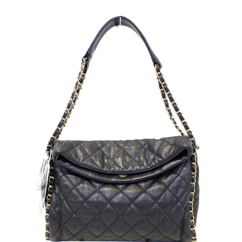 CHANEL Hobo Quilted Ultimate Soft Chain Around Tote Bag