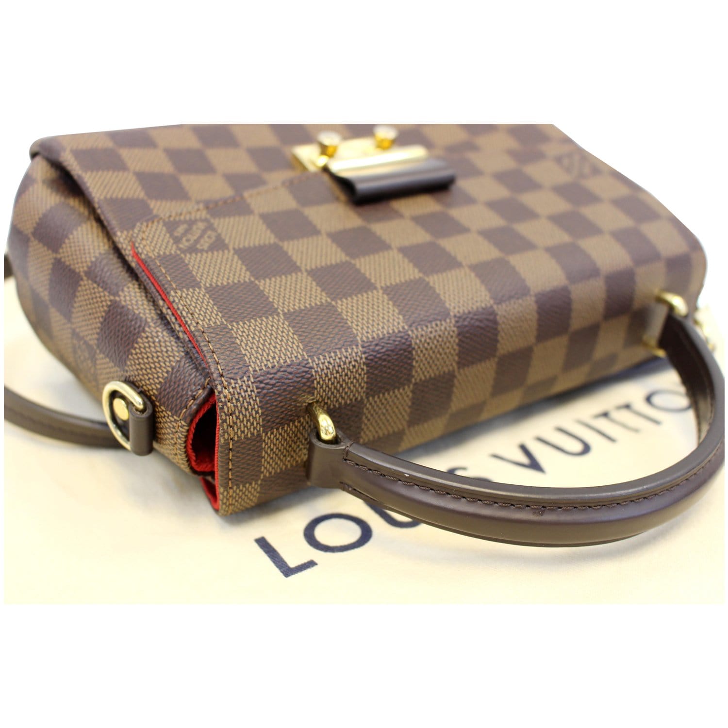 Louis Vuitton Croisette Damier Ebene Crossbody Bag Brown Sd0189