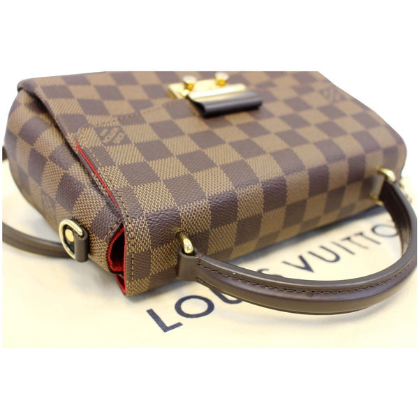 LOUIS VUITTON Croisette Damier Ebene Shoulder Crossbody Bag Brown
