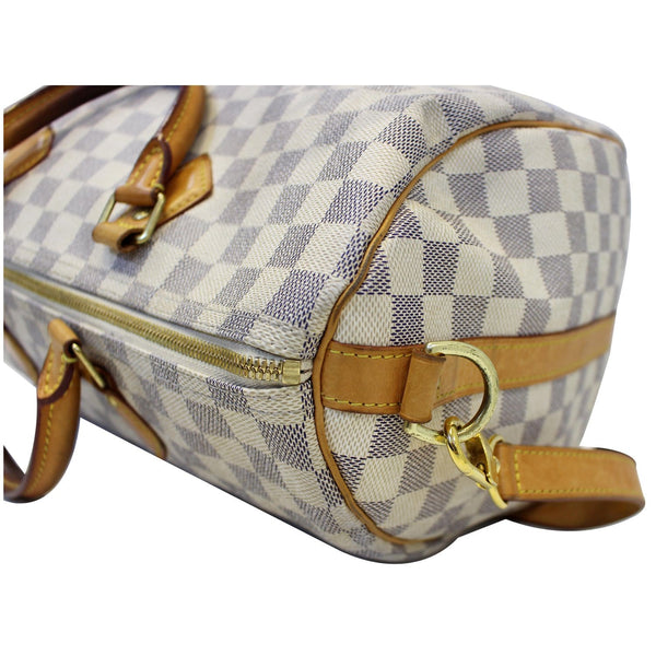 Louis Vuitton Speedy 35 Damier Azur Bag Corner View
