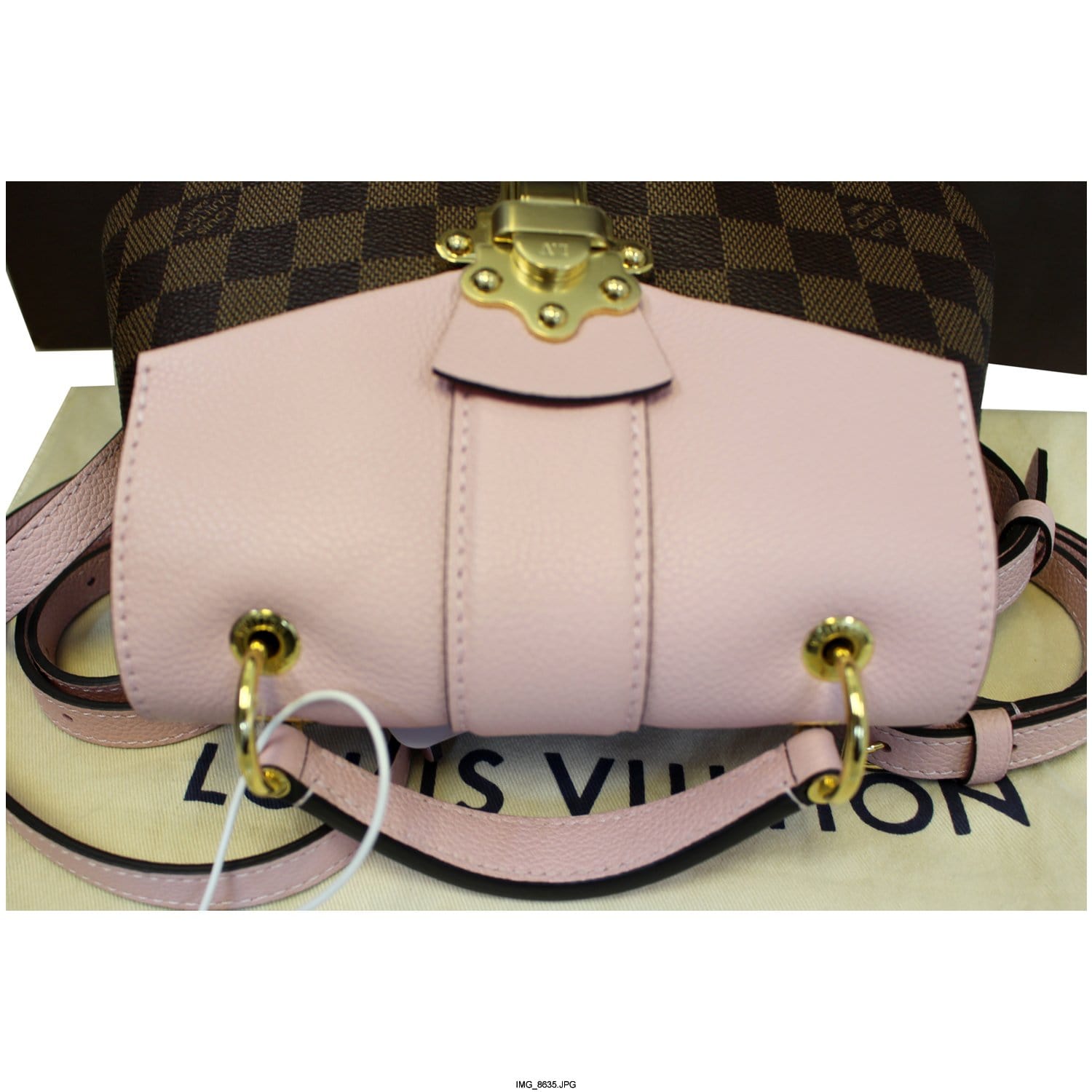 louis vuitton clapton backpack magnolia LOUIS VUITTON Clapton Damier Ebene Backpack Bag Magnolia-US